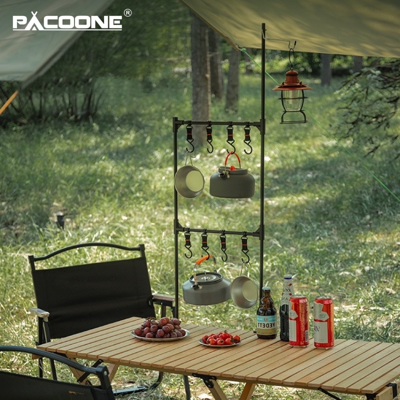 PACOONE Camping Shelf IGT Lant - Camping Outdoor Cooking Table のレビューと価格