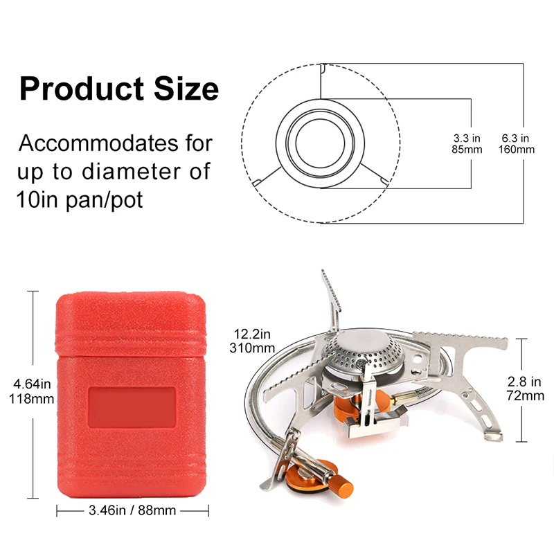 Camping Gas Stove Portable Fol - Camping Cooking Equipment Gas のレビューと価格