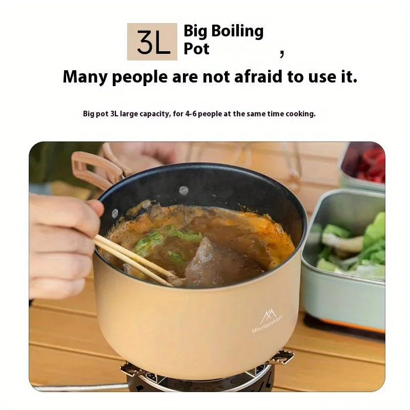 Mountainhiker new set pot kett - Camping Cooking Set 2 Person のレビューと価格