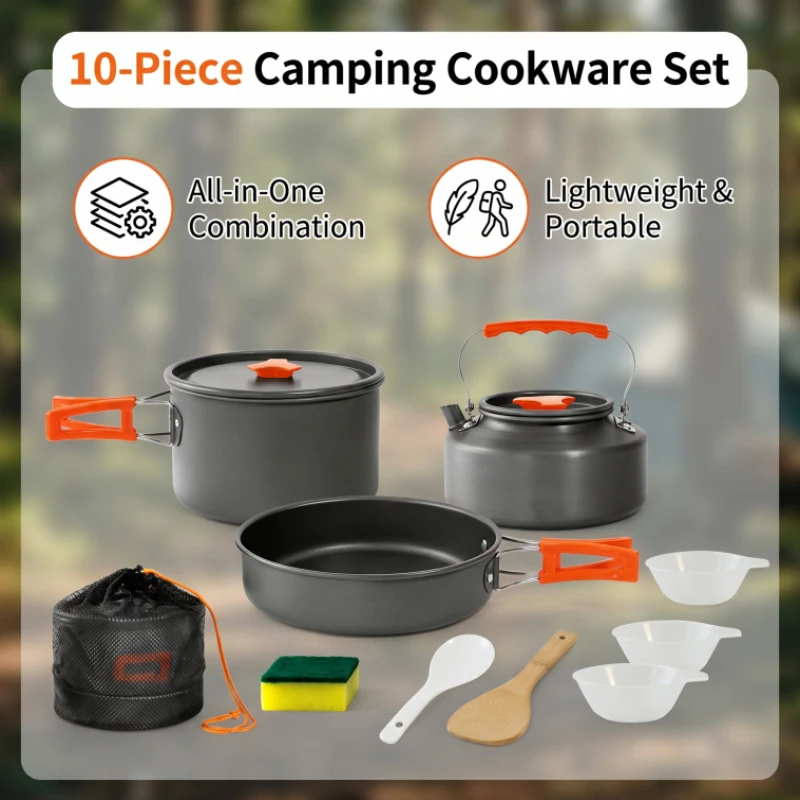Camping Cookware Set Outdoor P - Camping Cooking Set Jetboil のレビューと価格