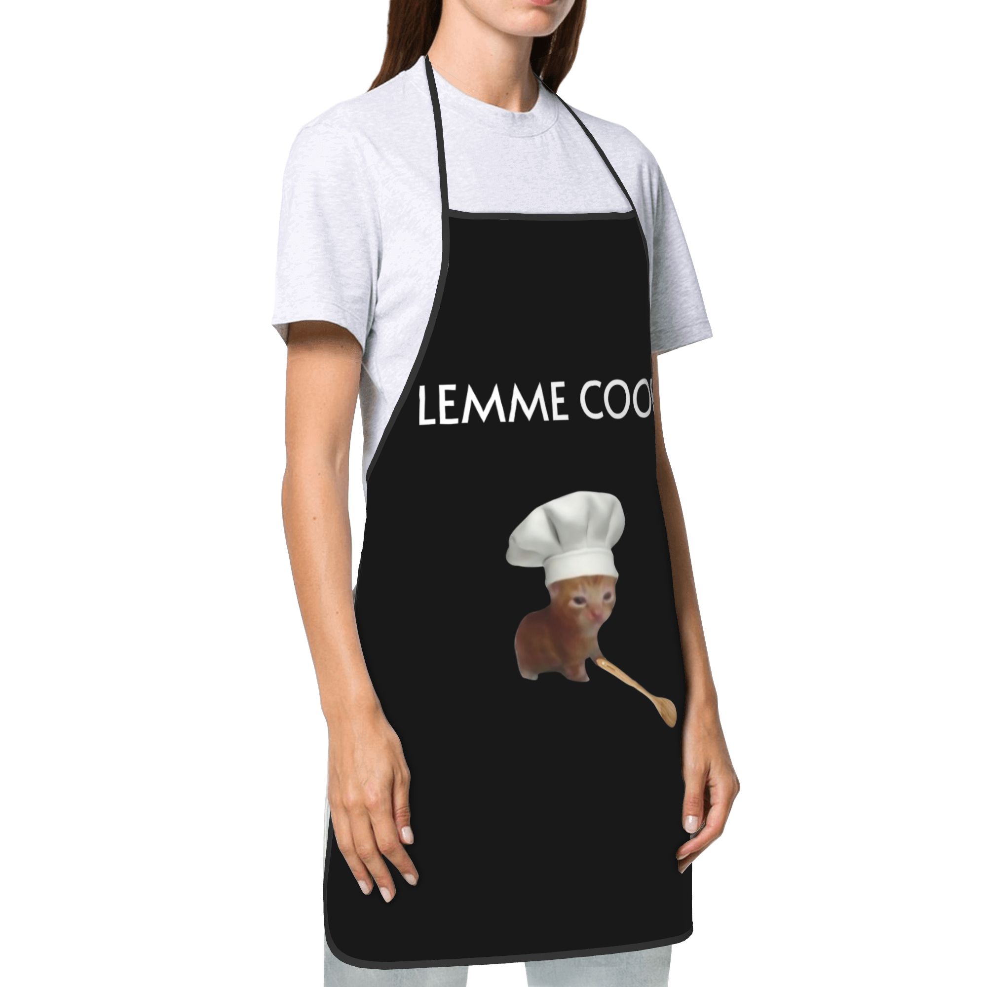 Chef Cat Kitten Meme Lemme Coo - Camping Cooking Apron のレビューと価格