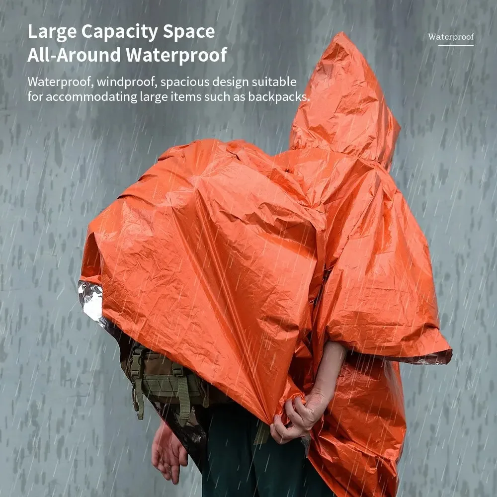 Emergency Raincoat Poncho Wate - Camping Cooking Apron のレビューと価格