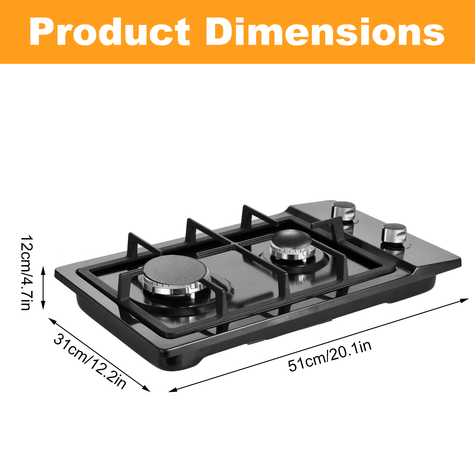 Dual Fuel Propane Stove Indoor - Camping Cooking Without Gas のレビューと価格