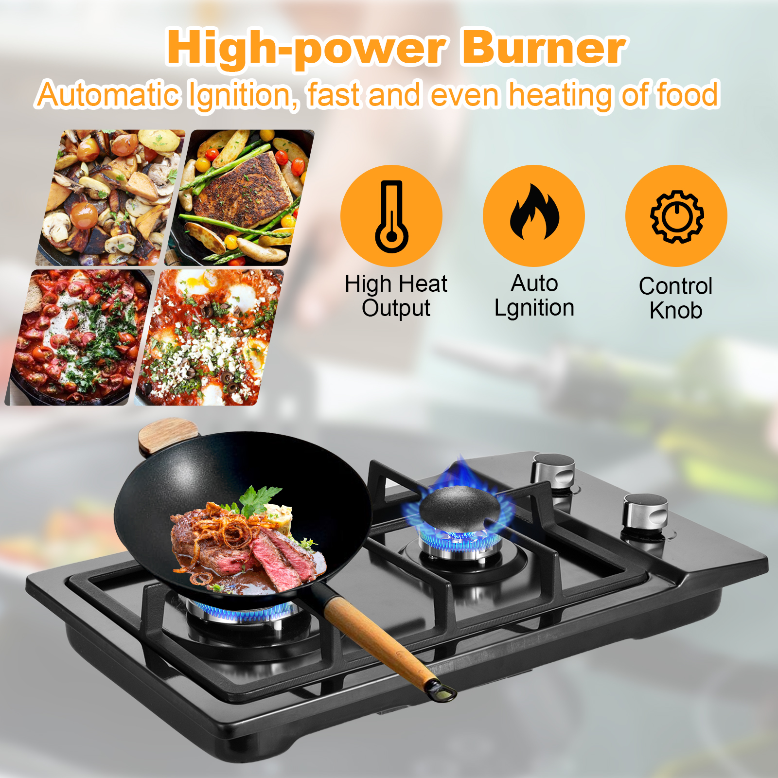 Dual Fuel Propane Stove Indoor - Camping Cooking Without Gas のレビューと価格