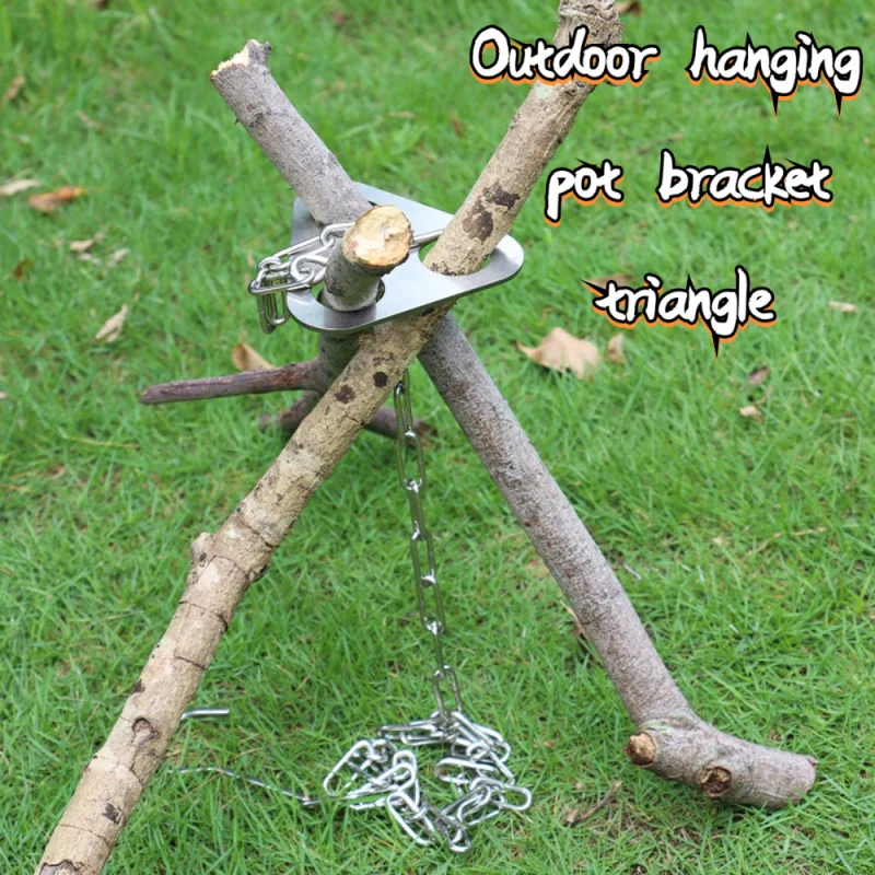 1pc Camping Hanging Tripod W/  - Camping Cooking Bag のレビューと価格
