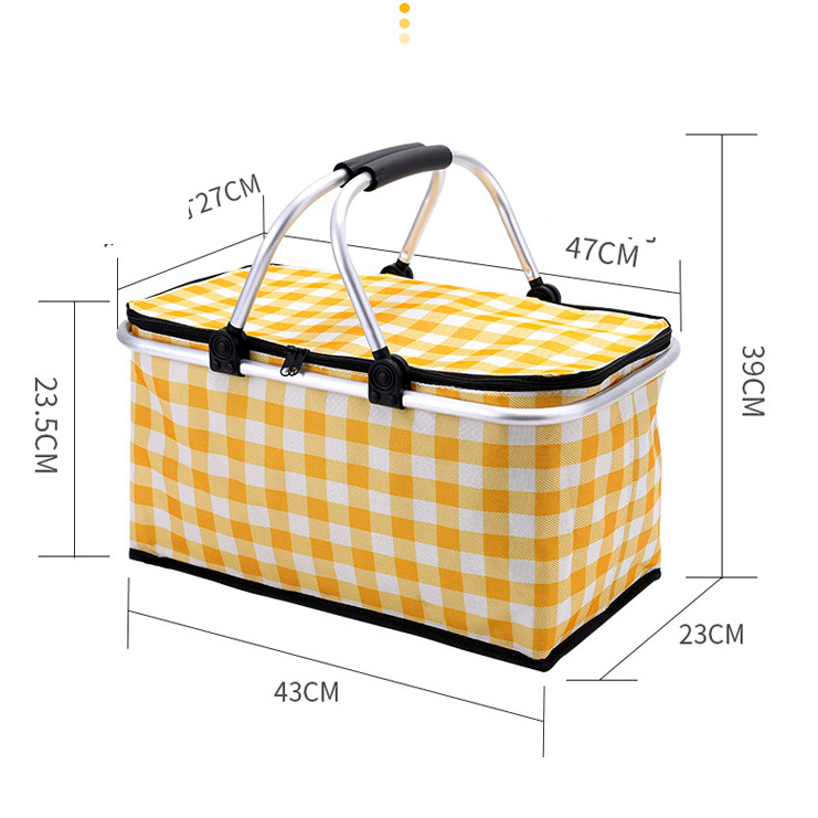 Large Capacity Insulated Picni - Camping Cooking Basket のレビューと価格