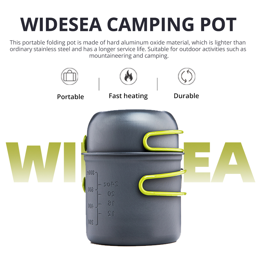 Widesea Ultralight Camping Coo - Camping Cooking Set 2 Person のレビューと価格
