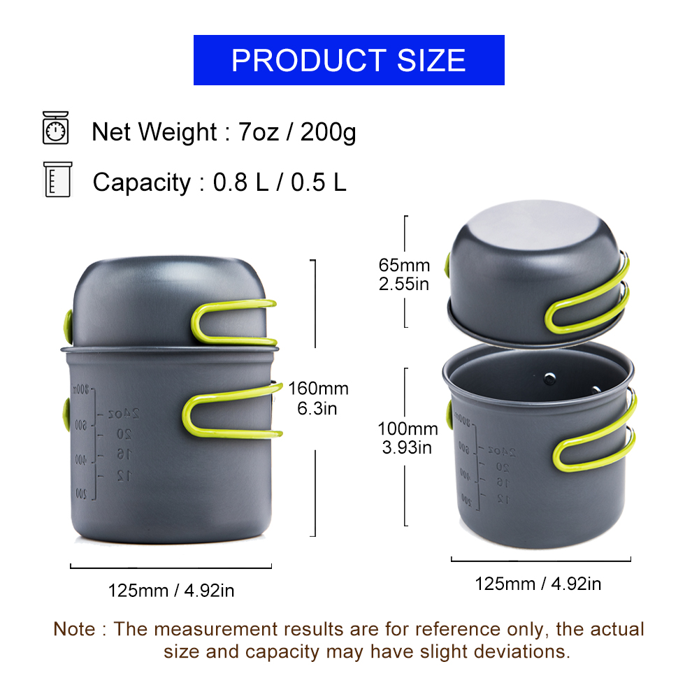 Widesea Ultralight Camping Coo - Camping Cooking Set 2 Person のレビューと価格