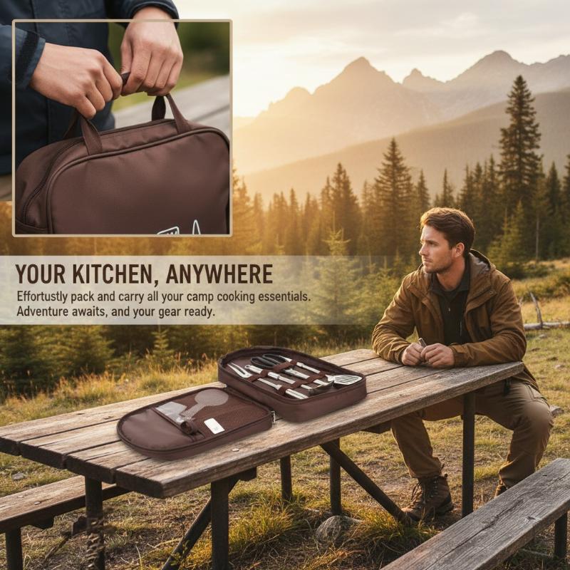 Outdoor Cooking Bag Camping St - Camping Cooking Organizer のレビューと価格