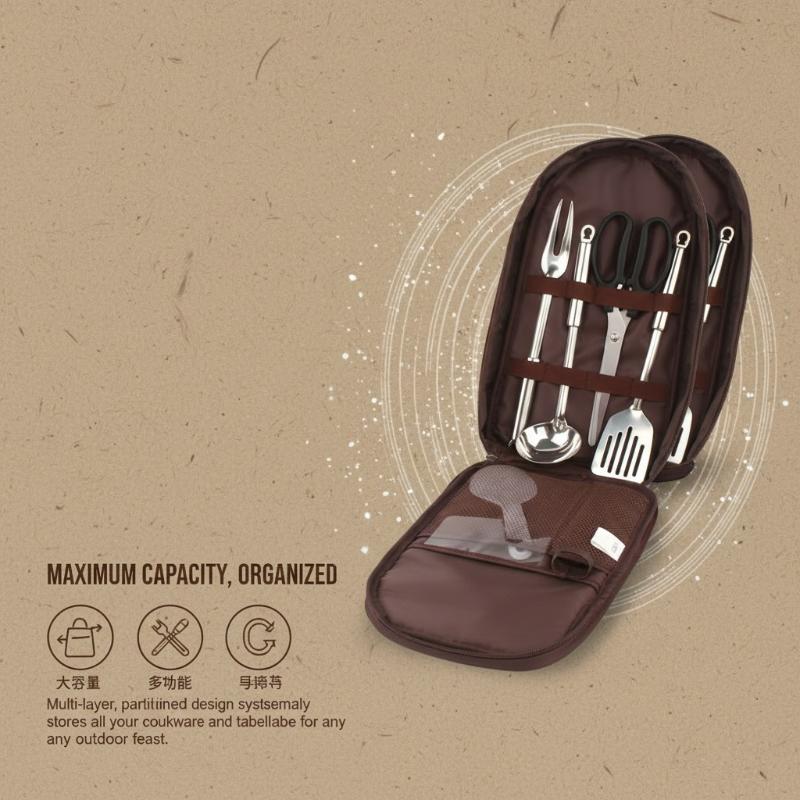 Outdoor Cooking Bag Camping St - Camping Cooking Organizer のレビューと価格