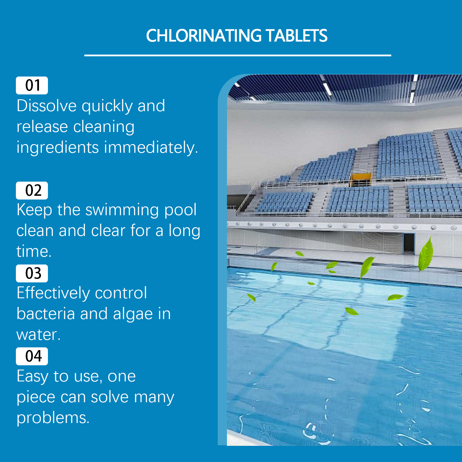 100g Swimming Pool Cleaning Ef - Water Purification Tablet のレビューと価格