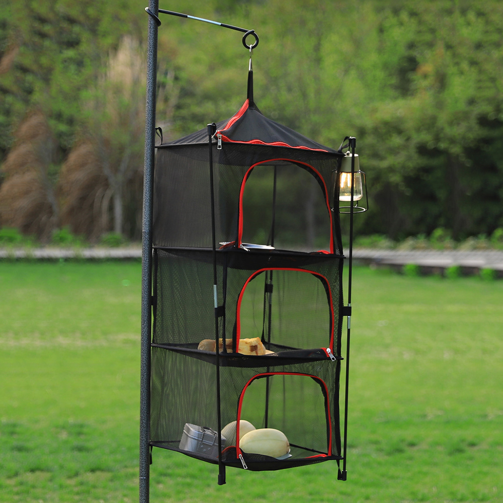 Camping Storage Drying Net 3 L - Camping Outdoor Cooking Table のレビューと価格