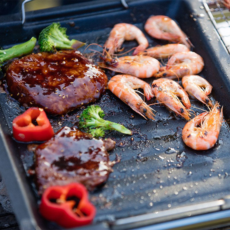Outdoors Thick Square Grill Pa - Camping Cooking Equipment のレビューと価格