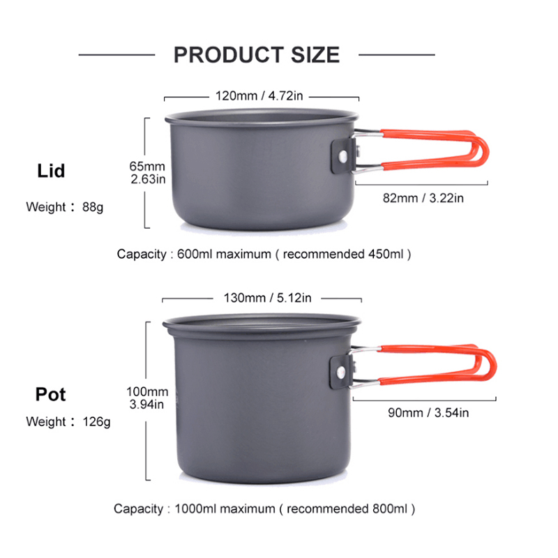 Widesea Ultralight Camping Coo - Camping Cooking Set Jetboil のレビューと価格