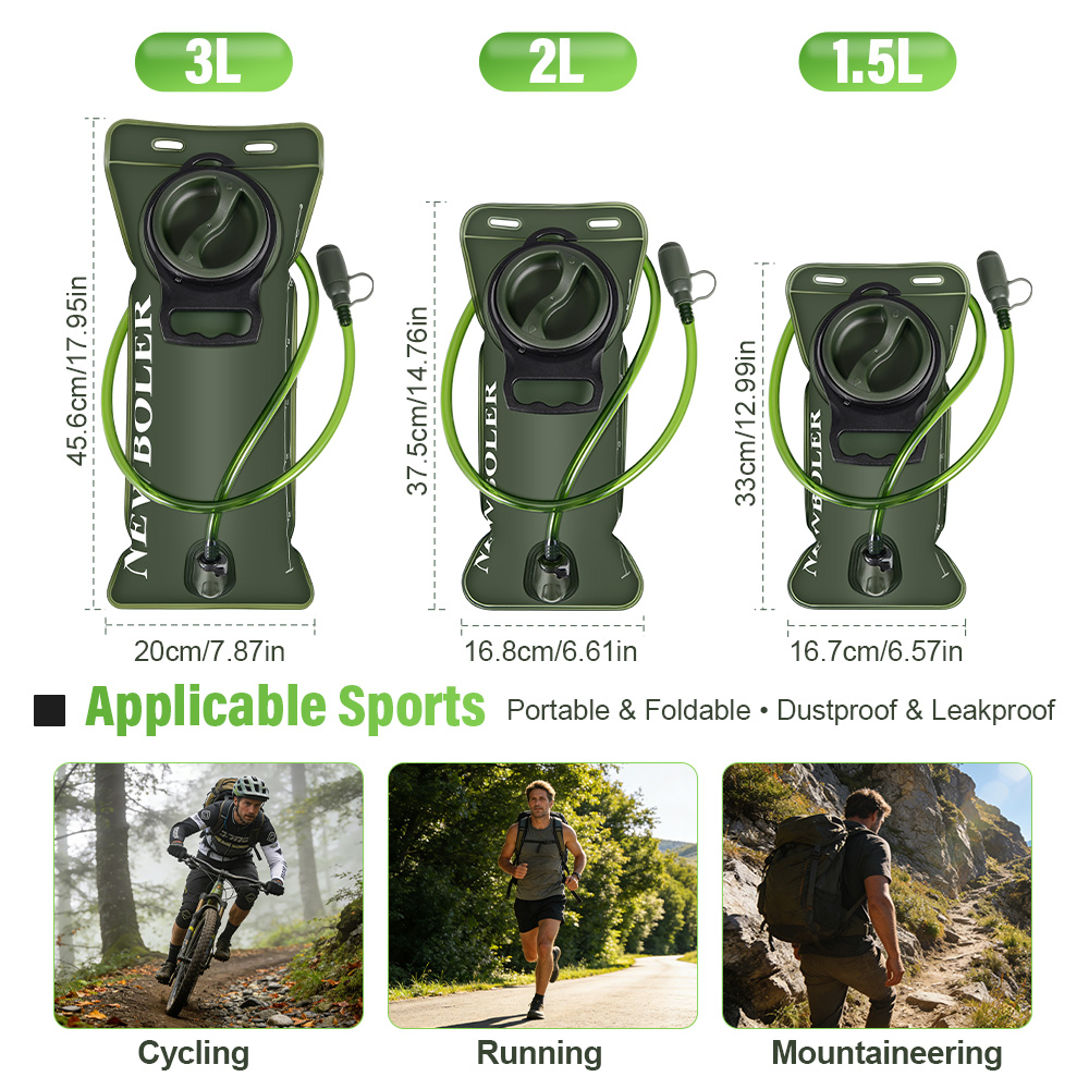 Hydration Bladder 1.5L/2L/3L L - Camping Cooking Bag のレビューと価格