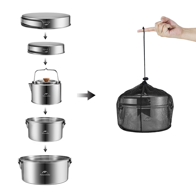 Naturehike Camping Cookware Se - Camping Cooking Set Jetboil のレビューと価格
