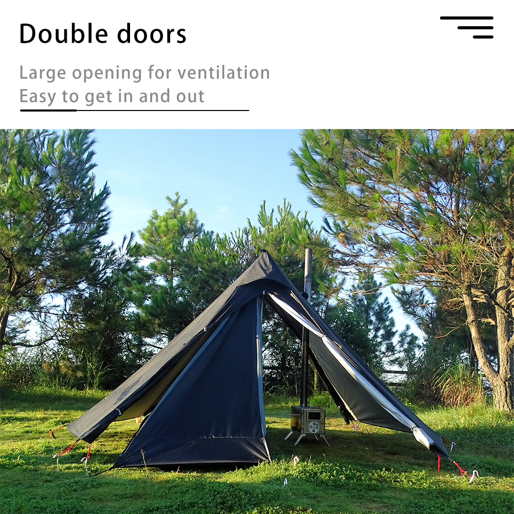 Lightweight Pyramid Tent Fly w - Campfire Cooking In Another World のレビューと価格