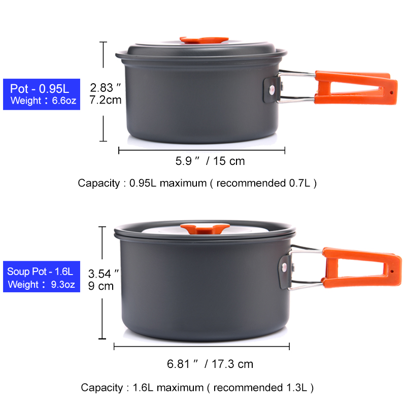 Widesea Camping Outdoor Cookwa - Camping Cooking Set Jetboil のレビューと価格