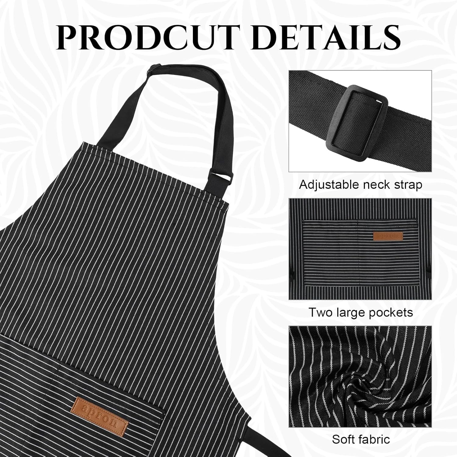 2 Pack Adjustable Bib Apron wi - Camping Cooking Apron のレビューと価格