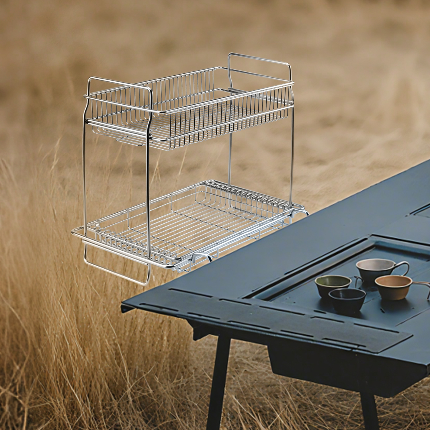 DOTWISE IGT Table Desktop Side - Camping Cooking Basket のレビューと価格