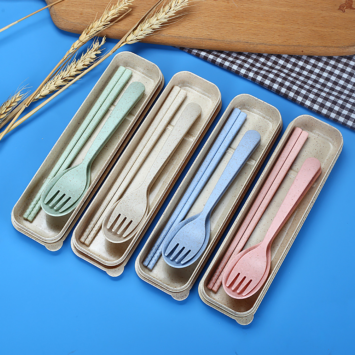 Fork Spoon Chopsticks Bowls Cu - Camping Outdoor Cooking Table のレビューと価格