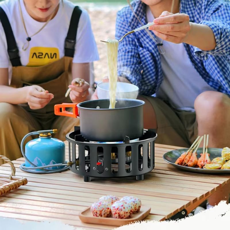 High-Power 7-Core 21000W Porta - Camping Cooking Gas Stove のレビューと価格