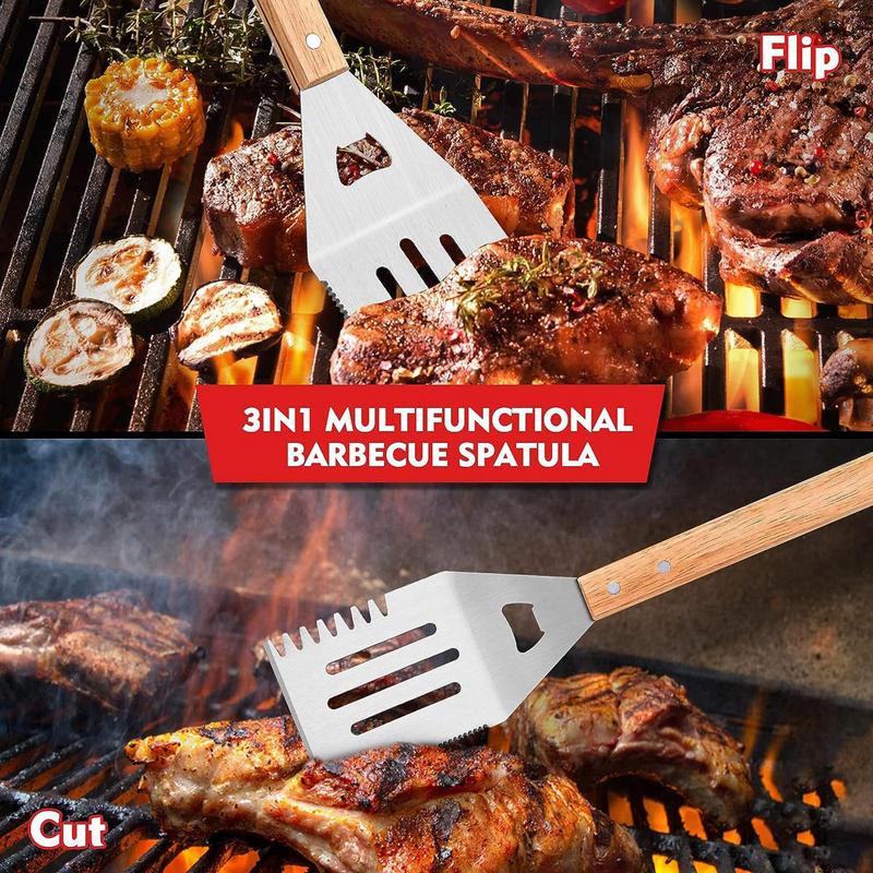 3pcs BBQ Utensils BBQ Grill To - Camping Cooking Accessories Set のレビューと価格