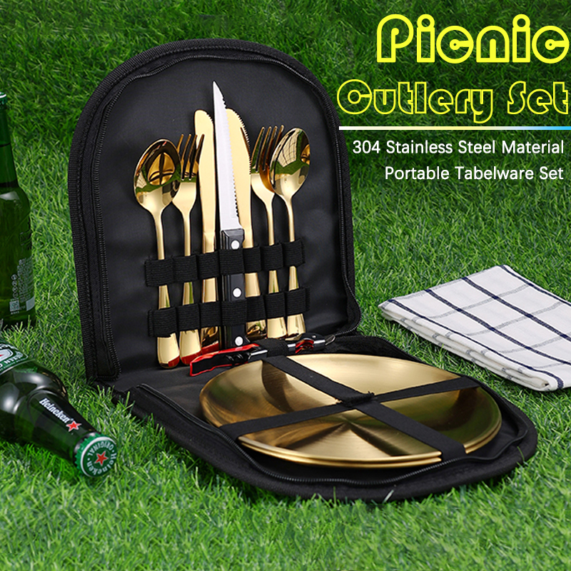 10Pcs Camping Tableware Set 30 - Camping Outdoor Cooking Table のレビューと価格