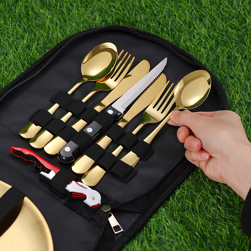 10Pcs Camping Tableware Set 30 - Camping Outdoor Cooking Table のレビューと価格