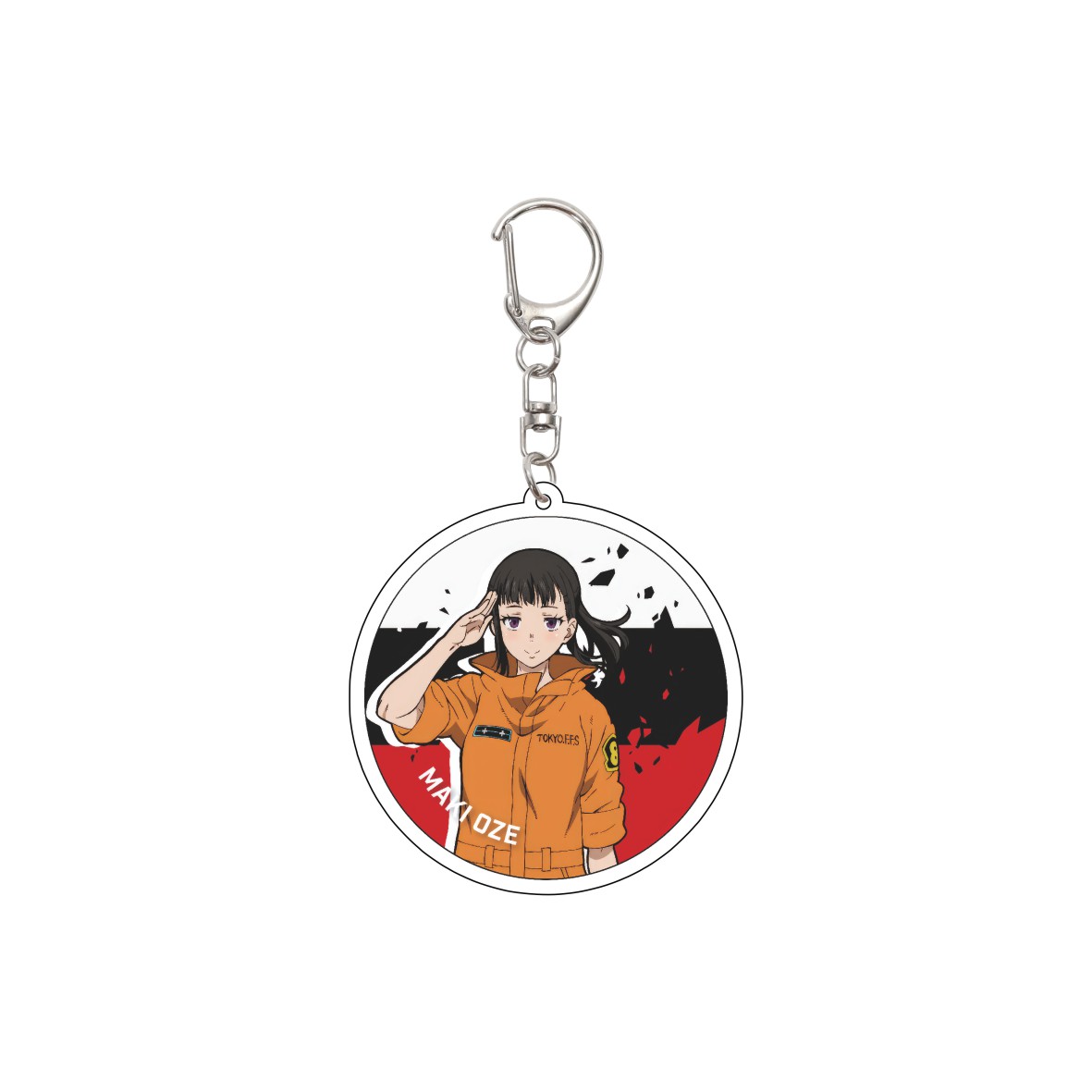 55MM Anime Fire Force Keychain - Campfire Cooking In Another World With My Absurd Skill Manga のレビューと価格
