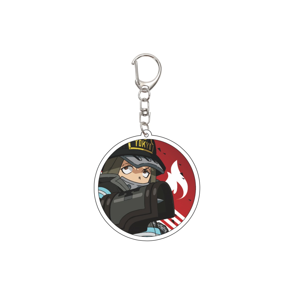 55MM Anime Fire Force Keychain - Campfire Cooking In Another World With My Absurd Skill Manga のレビューと価格