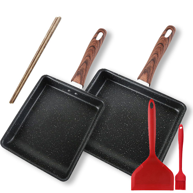 Japanese Omelette Pan Nonstick - Camping Cooking Without Gas のレビューと価格