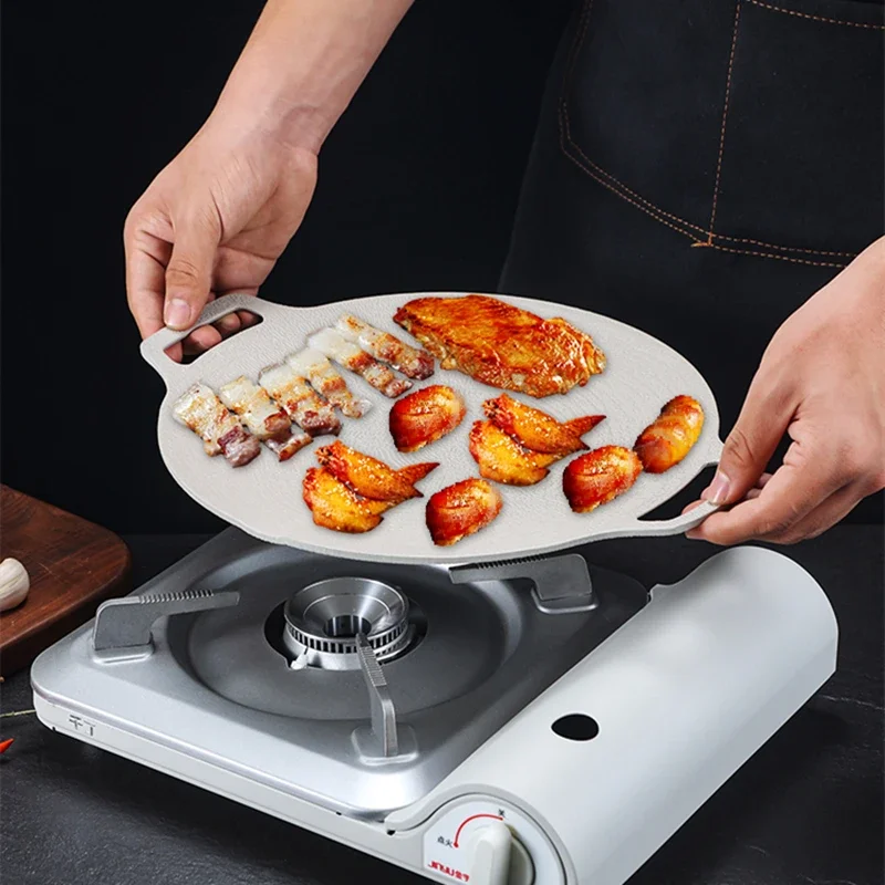Nonstick Camping Round Frying  - Camping Cooking Without Gas のレビューと価格