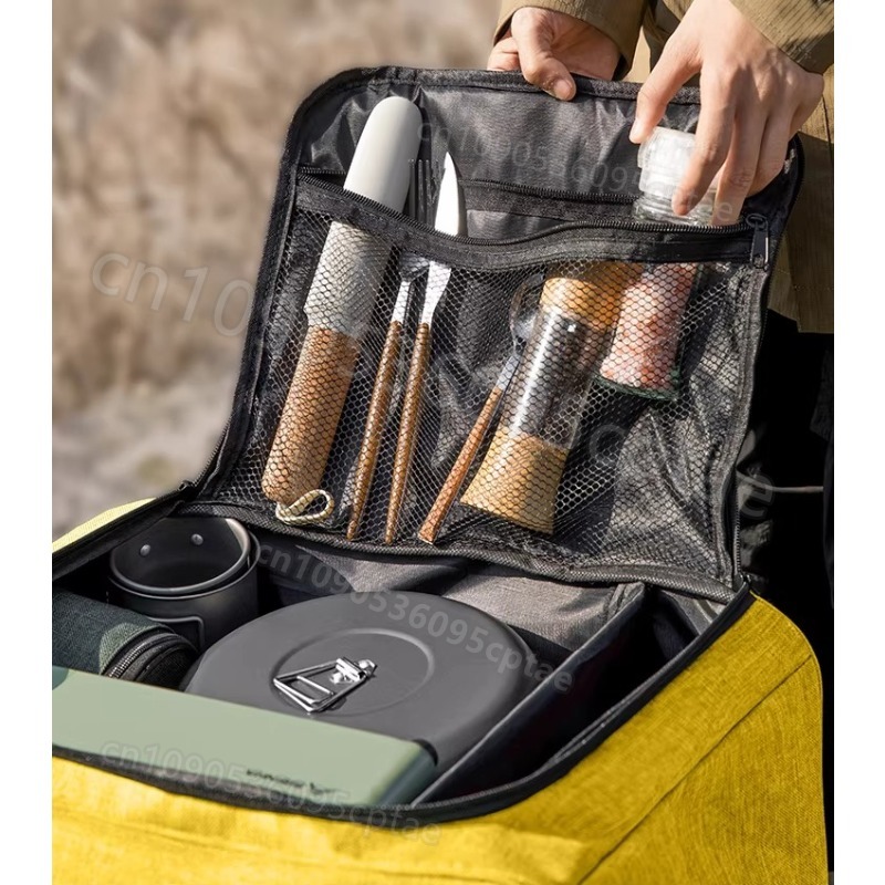Portable Camping Cookware Set  - Camping Cooking Organizer のレビューと価格