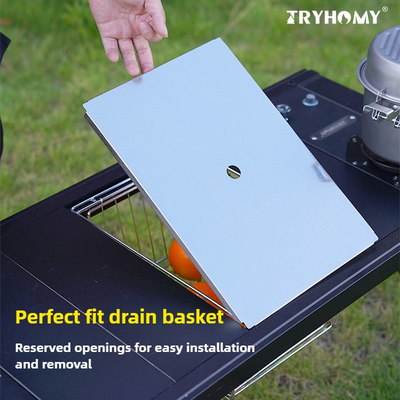 One Unit Drain Basket Cover 3  - Camping Cooking Basket のレビューと価格