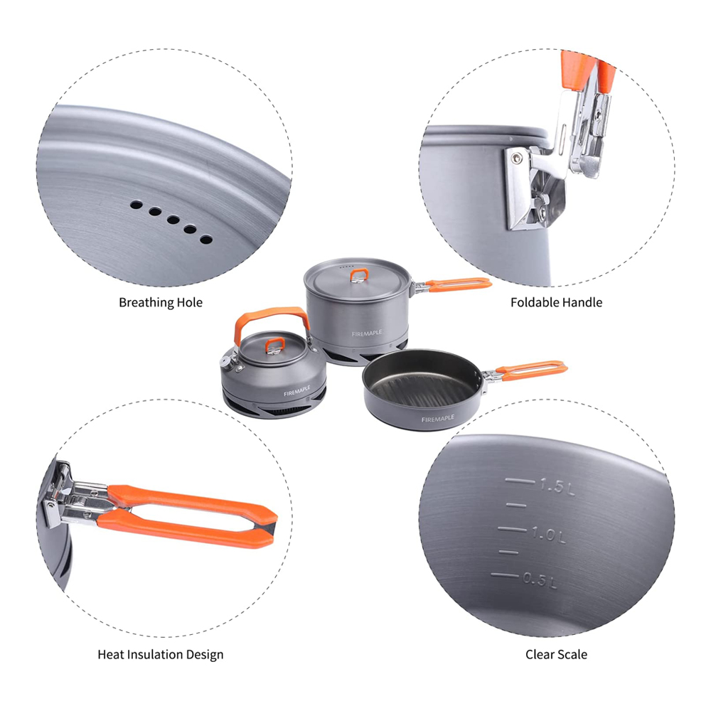 Fire Maple Camping Cookware Ut - Camping Cooking Set Jetboil のレビューと価格