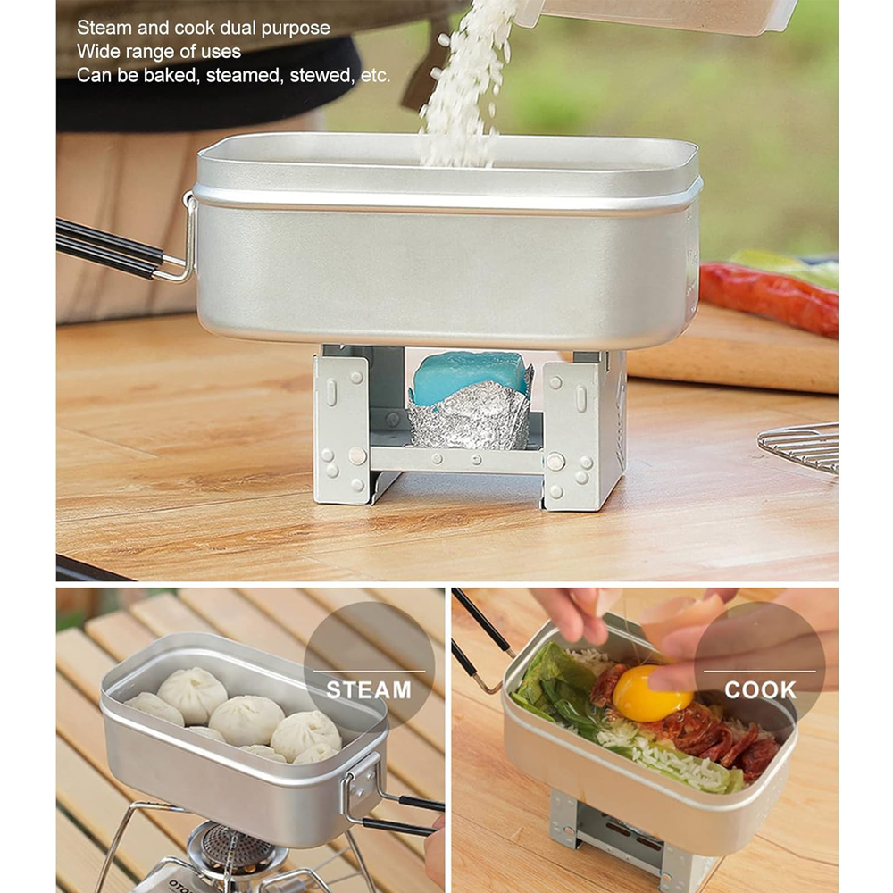 Foldable Bento Box Handle, Lun - Camping Cooking Equipment のレビューと価格