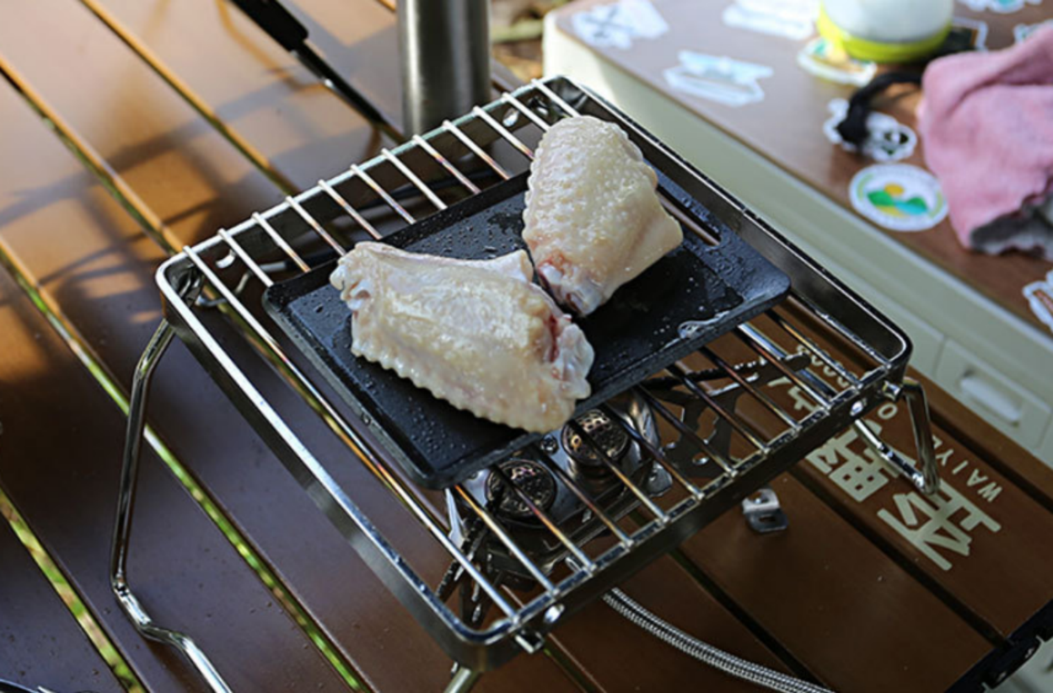 Small Camping Frying Pan Mini  - Camping Cooking Apron のレビューと価格