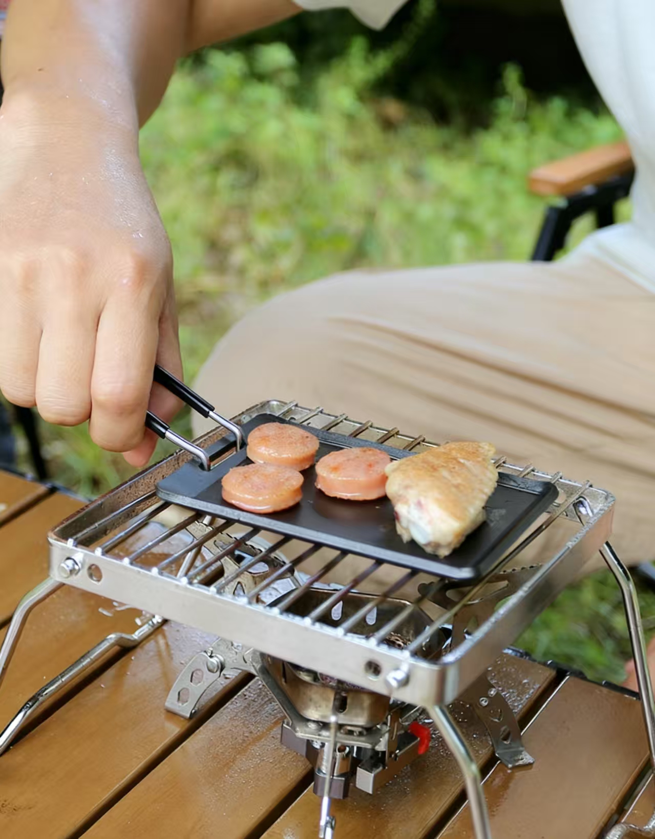 Small Camping Frying Pan Mini  - Camping Cooking Apron のレビューと価格