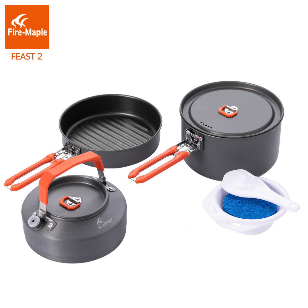 Fire Maple Picnic Pot Pan Set  - Camping Cooking Set 2 Person のレビューと価格