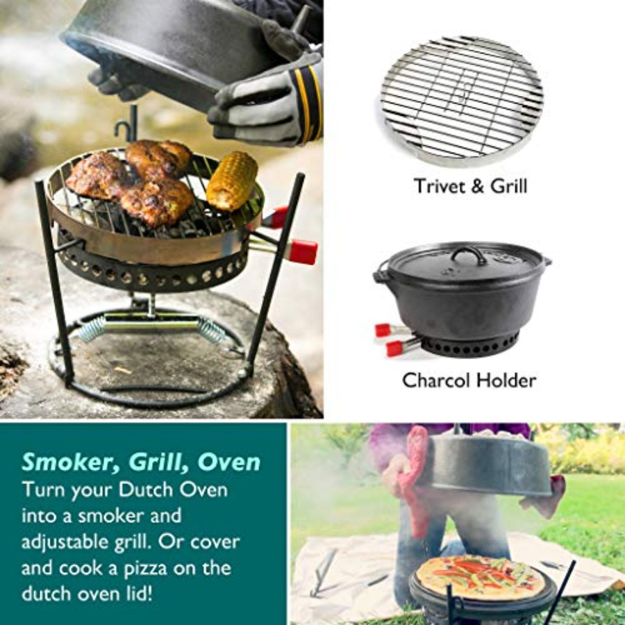 Outdoor Cooking Set - Dutch Ov - Camping Cooking Accessories Set のレビューと価格