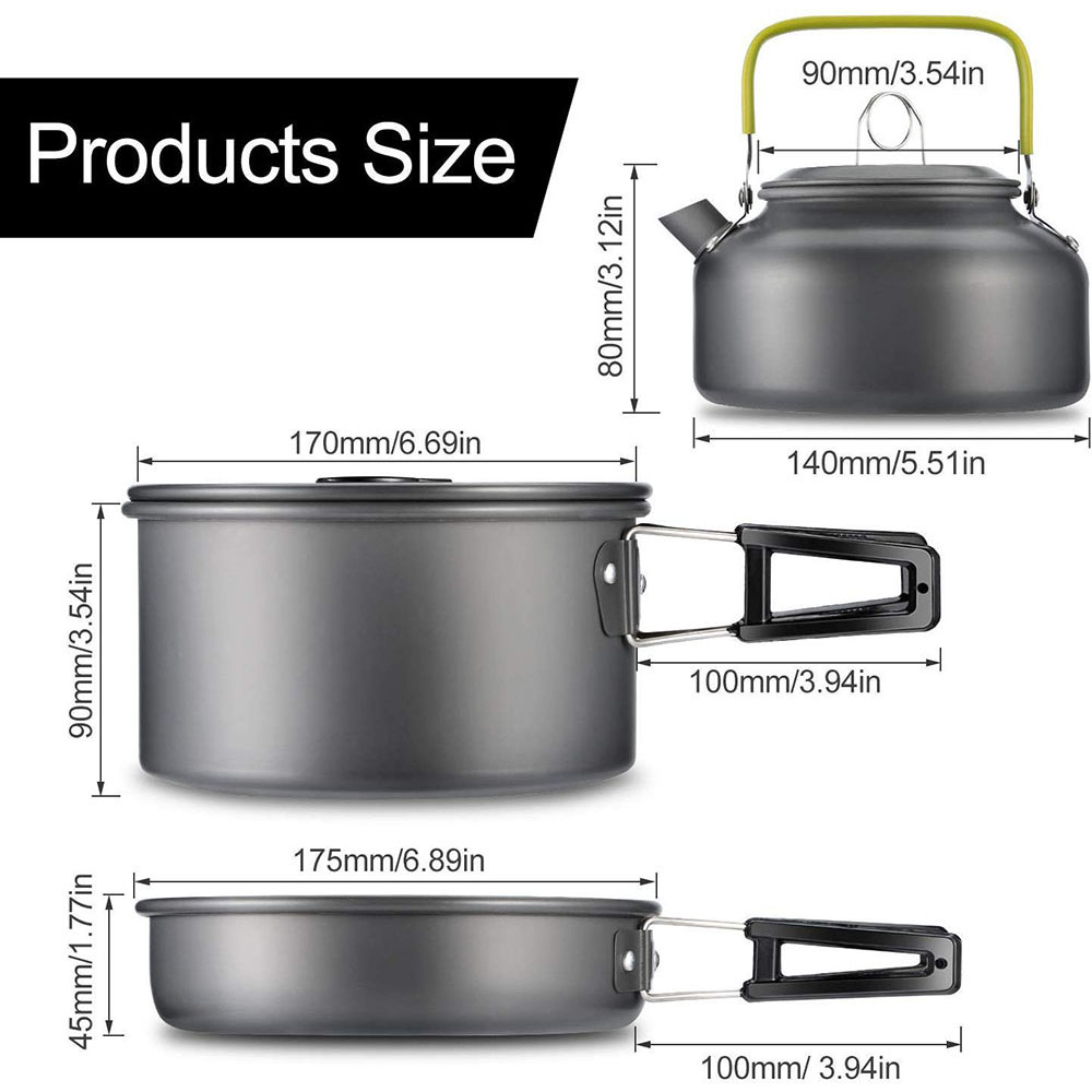 Outdoor camping cookware set m - Camping Cooking Set 2 Person のレビューと価格