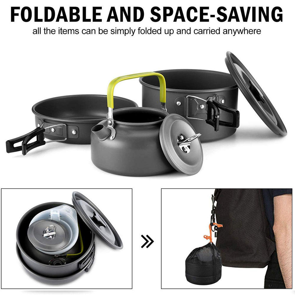 Outdoor camping cookware set m - Camping Cooking Set 2 Person のレビューと価格