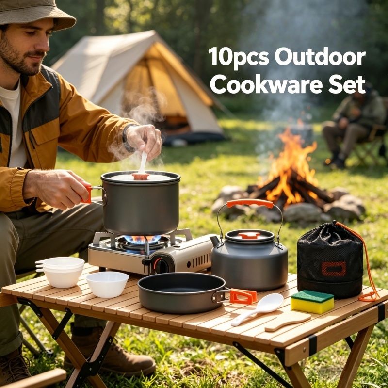 Camping Cookware Set Outdoor P - Camping Cooking Set Jetboil のレビューと価格