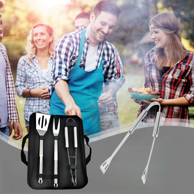 BBQ Tools Set Barbecue Utensil - Camping Cooking Accessories Set のレビューと価格