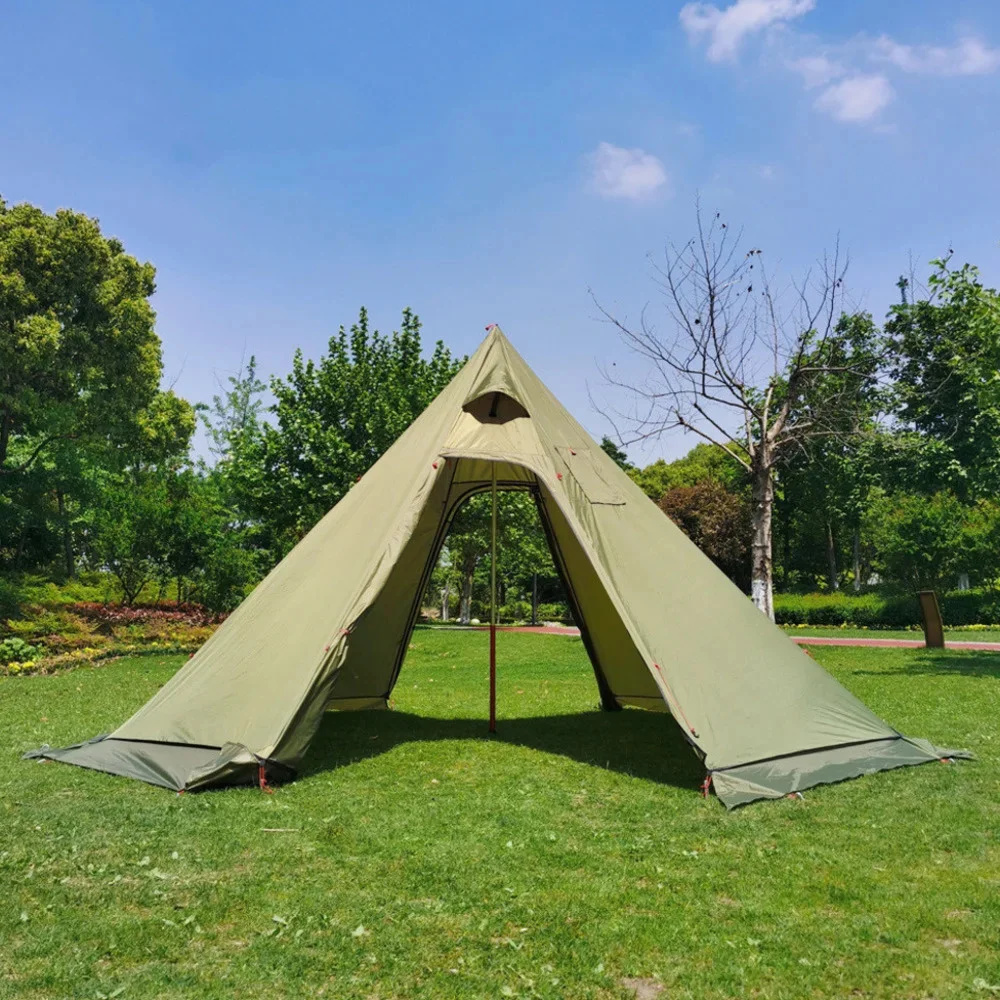 New Pyramid Tent With Snow Ski - Campfire Cooking In Another World のレビューと価格