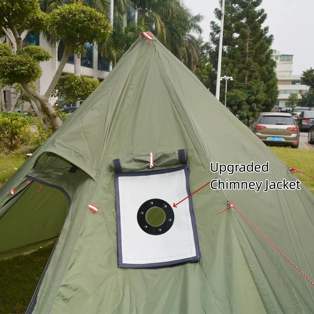 New Pyramid Tent With Snow Ski - Campfire Cooking In Another World のレビューと価格