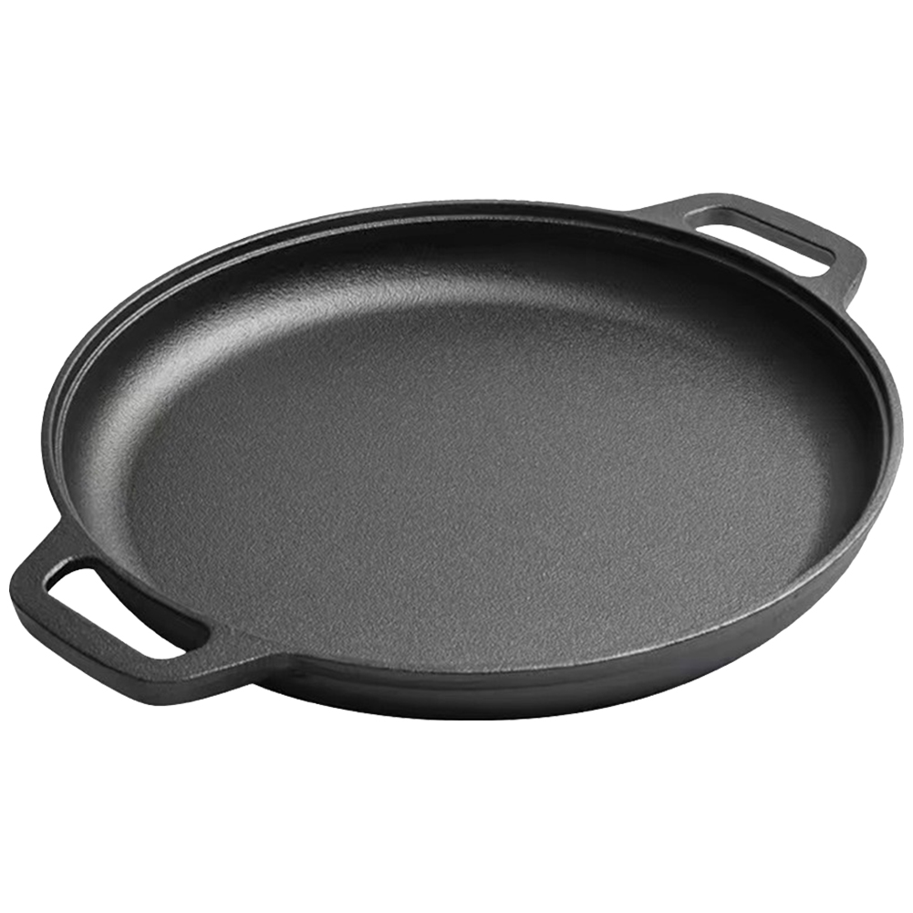 Cast Iron Skillet Pan with Dua - Camping Cooking Without Gas のレビューと価格