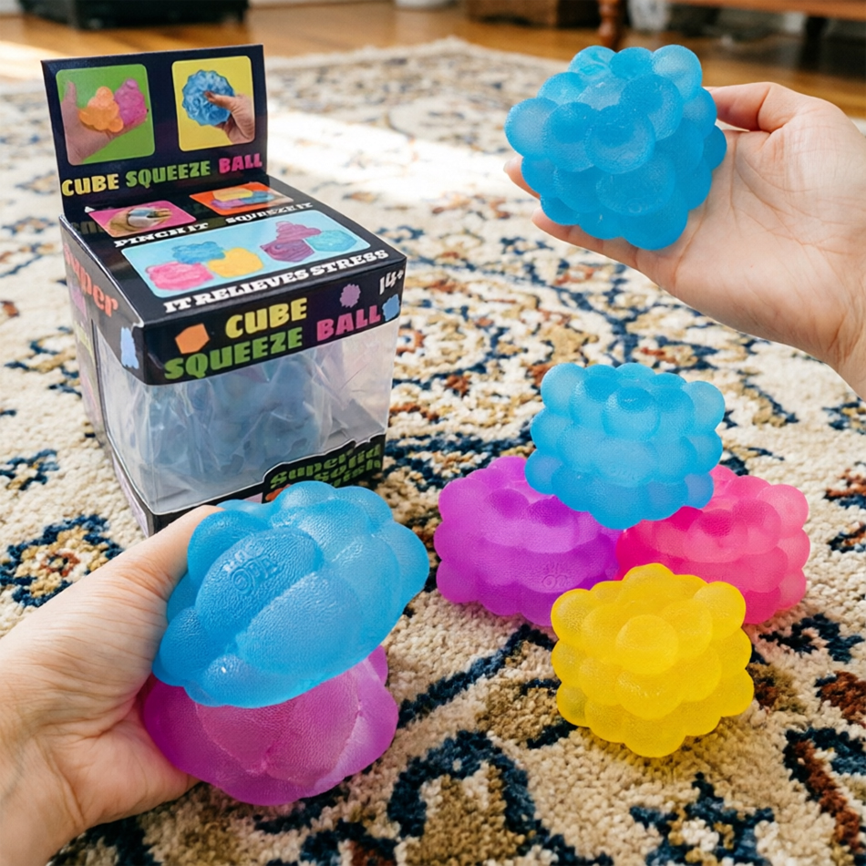 Ice Cube Squishy Geometric Mal - Fire Starter Cube のレビューと価格