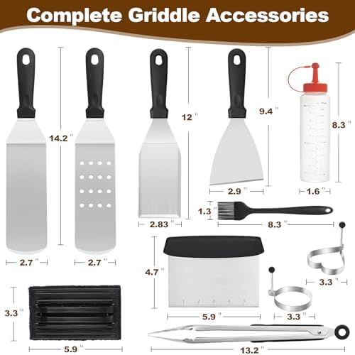 14PCS Griddle Accessories Kit  - Camping Cooking Accessories Set のレビューと価格